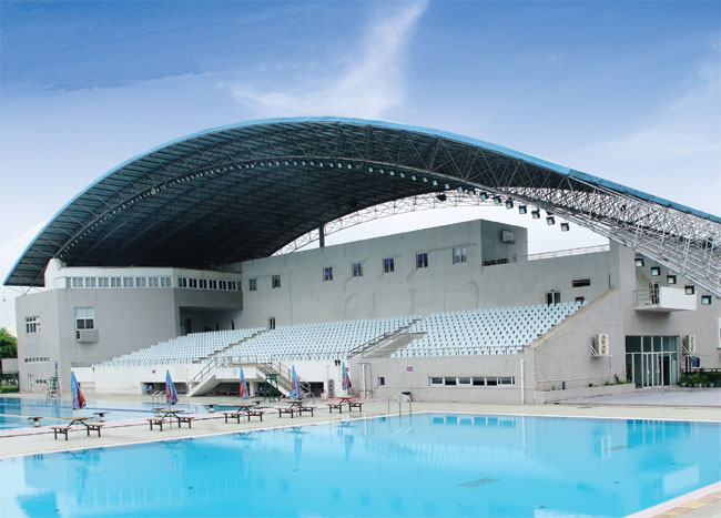 汉川游泳馆网架